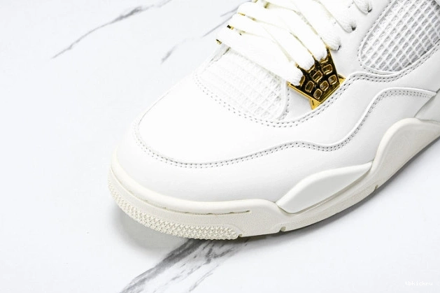 Rep TBkick AQ9129-170 Jordan Gold 4 Metallic Retro 0801